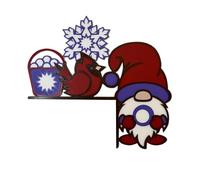Coin De Porte - Décoration De Cadre De Porte En Bois De Noël, Décoration De Rebord De Fenêtre, Décoration Murale Pour La Maison, Ornement De Cadre De Maison De Vacances Amusant Pour L'intérieur Et L'e