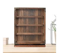 Coin Display Case - Double Sided 360 Degree, Adjustable 4 Row 2 Groove Challenge Coin Holder Durable Display Rack for Living Room Bedroom Game Room Desk Bookshelf Collectible Organization Use