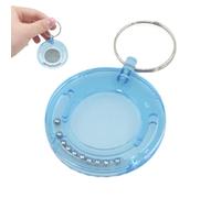 Coin Escape Puzzle Keyring, Coin Magic Tricks, Coines Disappearing Magic Props, Coines Out Toys for Beginner Magician, Easy to Do Accessories for Halloween Christmas Party