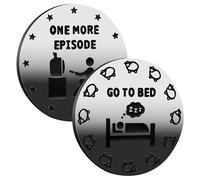 Coin Go To Bed 1 Episodio più, 1 di Gioco più per Bed Coin - Moneta decisionale dei Genitori a Doppio Faccio, 1 di Gioco per il Moneta Divertente del Destino,1 Moneta da gioco