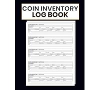 Coin Inventory Log Book: Professional Collection Documentation System for Numismatic Assets and Grading Records