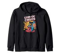 Coin-OP Chaos Pop Culture Retro Videogioco Felpa con Cappuccio