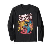 Coin-OP Chaos Pop Culture Retro Videogioco Maglia a Manica