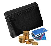 Coin Purse - Compact Wallet for Cash and Card Organization | Faux Leather Zipper Pouch with Inner Compartments, Portable Small Purse for Travel Shopping and Everyday Carry