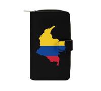 Coin Purse Flag Map Of Colombia Clutch Piccolo Borsa Vintage Piccolo Portafoglio Con Cerniera Pochette Per Figlia, Madre, Miglior Regalo