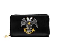 Coin Purse Freemasonry And Scottish Rite Portafoglio In Pelle Vintage Portamonete Da Donna Con Cerniera Piccolo Portafoglio Per Figlia, Madre, Uomo