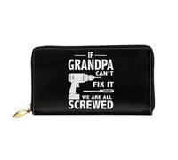 Coin Purse If Grandpa Can'T Fix It We'Re All Screwed Clutch Piccolo Borsa Squisito Piccolo Portafoglio Stile Retrò Porta Monete Per Migliore Amico, Donna, Figlia