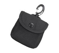 Coin Purse Keychain, Outdoor Money Pouch, Portatile Waterproof Pack, Sturdy Zipper Closure, Cute Design, Perfect for Outdoor Use, Bag Accessories, Nero , Se référer au descriptif,