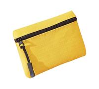 Coin Purse Organizer | Compact Cosmetic Pouch | Oxford Cloth Zipper Bag, Travel Makeup and Coin Organizer, Unisex Toiletry Bag for Small Essentials, Multipurpose Storage Black, Green, Yellow