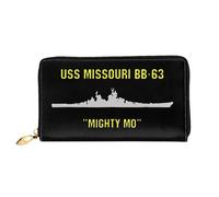 Coin Purse Uss Missouri Bb-63 Porta Monete Multiuso Portafoglio Adatta Portamonete Per Ragazze, Insegnante, Adolescente