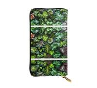 Coin Purse Various Leaves Printing Pu Portamonete Vintage Portafoglio In Pelle Stile Retrò Portamonete Da Donna Per Adolescente, Figlia, Uomo