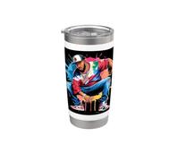 Coinful Hip Hopper per i fan dei rapper e hip hop Bicchiere termico in acciaio inox doppia parete