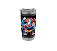 Coinful Hip Hopper per i fan dei rapper e hip hop Bicchiere termico in acciaio inox doppia parete