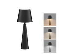 Coinmit LED lampada da tavolo senza fili, 5500 mAh con batteria lampada da tavolo, IP54 lampada da tavolo dimmerabile per interni all'aperto, adatto per camera da letto, tavolo da pranzo. Nero