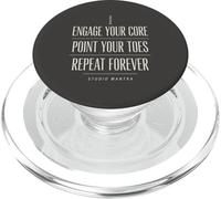 Coinvolgi il tuo core point le dita dei piedi Pole Dance PopSockets PopGrip per MagSafe