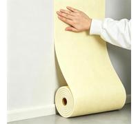 COITROZR Pannello Isolante Termico Adesivo Per Pareti Interne 5mm XPE | Carta Da Parati Termica Autoadesiva Antimuffa Impermeabile, Rivestimento Murale Per Pareti Interne(Yellow,1000X50X0.5CM)