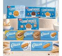 CoIussi Box Personalizzabile 6 Confezioni di Biscotti a Scelta - GranTurchese, Zuppalatte e Oswego - Seleziona i Tuoi Gusti Preferiti per Colazione, Merenda e Inzuppo per colussi