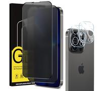 Coiwxmoi Privacy Pellicola Opaca per iPhone 13 Pro con Protezione Fotocamera [2+2 Pezzi], Opaco Vetro Temperato Anti-Spy Durezza 9H HD Anti-riflesso Anti-impronta Anti-Spia Vetrino Film Protettiva