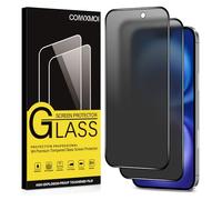 Coiwxmoi Privacy Pellicola Opaca per iPhone 16/iPhone 15,Opaco Vetro Temperato Anti-Spy Durezza 9H HD Anti-riflesso Anti-impronta Anti-Spia Senza Bolle Vetrino Film Protezione Schermo 2 Pezzi