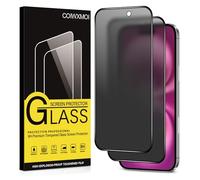 Coiwxmoi Privacy Pellicola Opaca per iPhone 16 Plus/iPhone 15 Plus,Opaco Vetro Temperato Anti-Spy Durezza 9H HD Anti-riflesso Anti-impronta Anti-Spia Senza Bolle Vetrino Film Protezione 2 Pezzi