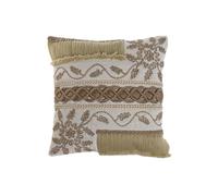 COJIN ALGODON 45X45 602 GR, BORDADO A MANO