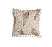 COJIN ALGODON 45X45 614 GR, BORDADO A MANO
