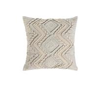 COJIN ALGODON 45X45 686 GR, BORDADO A MANO BLANCO
