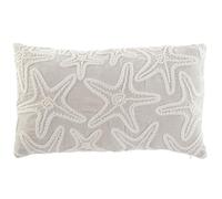 COJIN CHENILLA 60X10X35 450 GR, BORDADO BEIGE