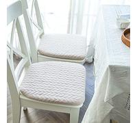 Cojines antideslizantes (6 unidades, con lazos y funda extraíble, lavables a máquina) para cocina, Sala, Patio, jardín y terraza.