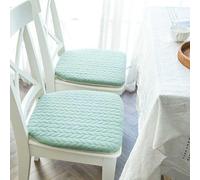 Cojines para sillas (6 unidades, con lazos y funda extraíble, lavables a máquina) para cocina, Sala, Patio, jardín y Patio