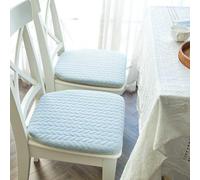 Cojines para sillas de comedor (2 unidades, con lazos y funda extraíble, lavables a máquina) para cocina, Sala, Patio, jardín y Patio
