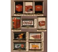Coke National '96 Completo Set Di 10 Diverse Immagini Color Oro Telefono Card
