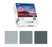 Cokin Kit M Full ND Creative Set di 3 filtri a densità neutra con panno in microfibra, grigio neutro
