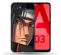 Cokitec Cover per Samsung Galaxy A03 Manga Naruto Itachi Viso Multicolore