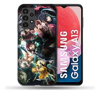 Cokitec Cover per Samsung Galaxy A13 / A04S Manga Demon Slayer Gruppo Multicolore
