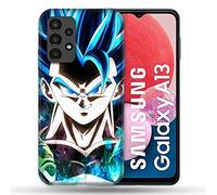 Cokitec Cover per Samsung Galaxy A13 / A04S Manga Dragon Ball Gogeta Viso Multicolore