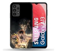 Cokitec Cover per Samsung Galaxy A13 / A04S Manga One Piece Ace Nero Multicolore