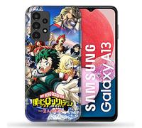 Cokitec Cover per Samsung Galaxy A13 Manga My Hero Academia, multicolore