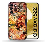 Cokitec Cover per Samsung Galaxy S22 Manga One Piece Nakama