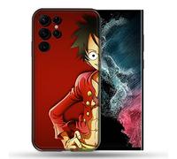 Cokitec Cover per Samsung Galaxy S22 Ultra Manga One Piece Luffy Multicolore