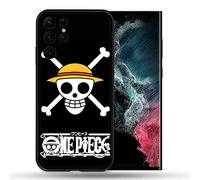 Cokitec Cover per Samsung Galaxy S22 Ultra Manga One Piece Tete de Mort, multicolore
