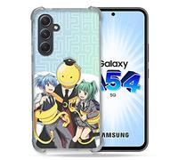 Cokitec Cover rinforzata in vetro temperato per Samsung Galaxy A54 5G Manga Assassination Classroom Kuro Trio