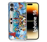 Cokitec Cover rinforzata per Apple Iphone 16 Plus Manga One Piece Sunny