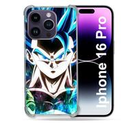 Cokitec Cover rinforzata per Apple Iphone 16 Pro Manga Dragon Ball Gogeta Viso