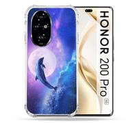 Cokitec Cover rinforzata per Honor 200 Pro 5G Animal Delphin Onda