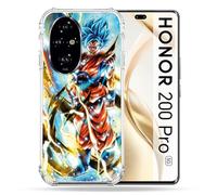Cokitec Cover rinforzata per Honor 200 Pro 5G Manga Dragon Ball Sangoku, colore: Bianco