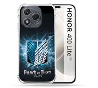 Cokitec Cover rinforzata per Honor 400 Lite 5G Manga Attacco Titans Nero