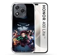 Cokitec Cover rinforzata per Honor 400 Lite 5G Manga Demon Slayer Nero