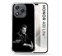 Cokitec Cover rinforzata per Honor 400 Lite 5G Musica Johnny Hallyday Nero