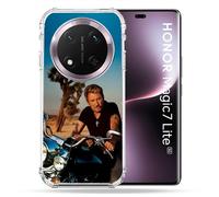 Cokitec Cover rinforzata per Honor Magic 7 Lite 5G Musica Johnny Hallyday Moto
